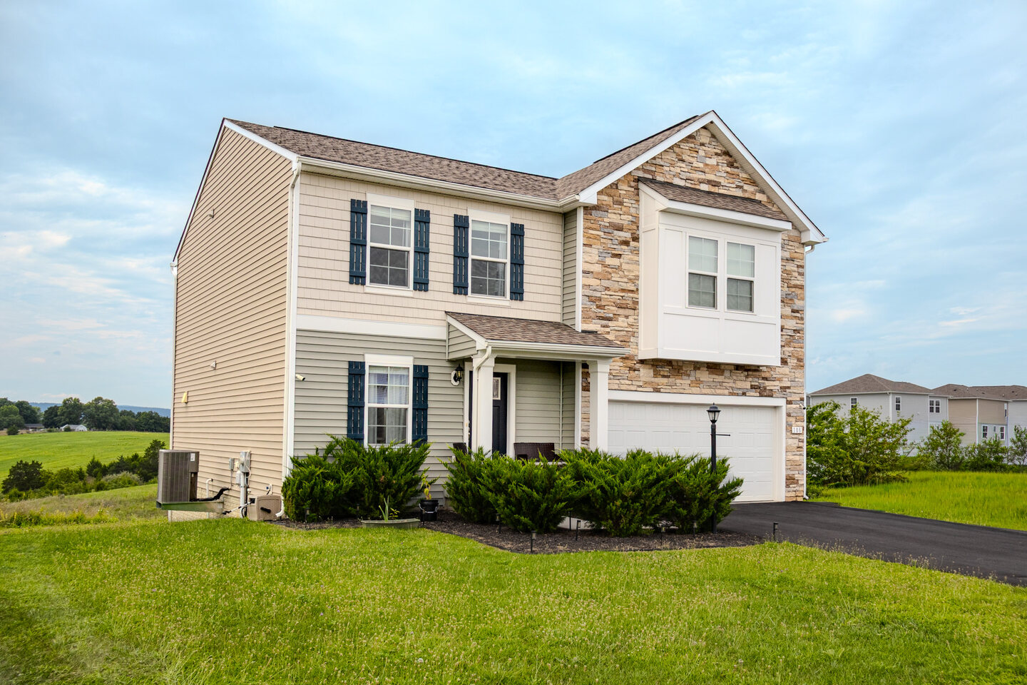 Exterior real-estate photograph